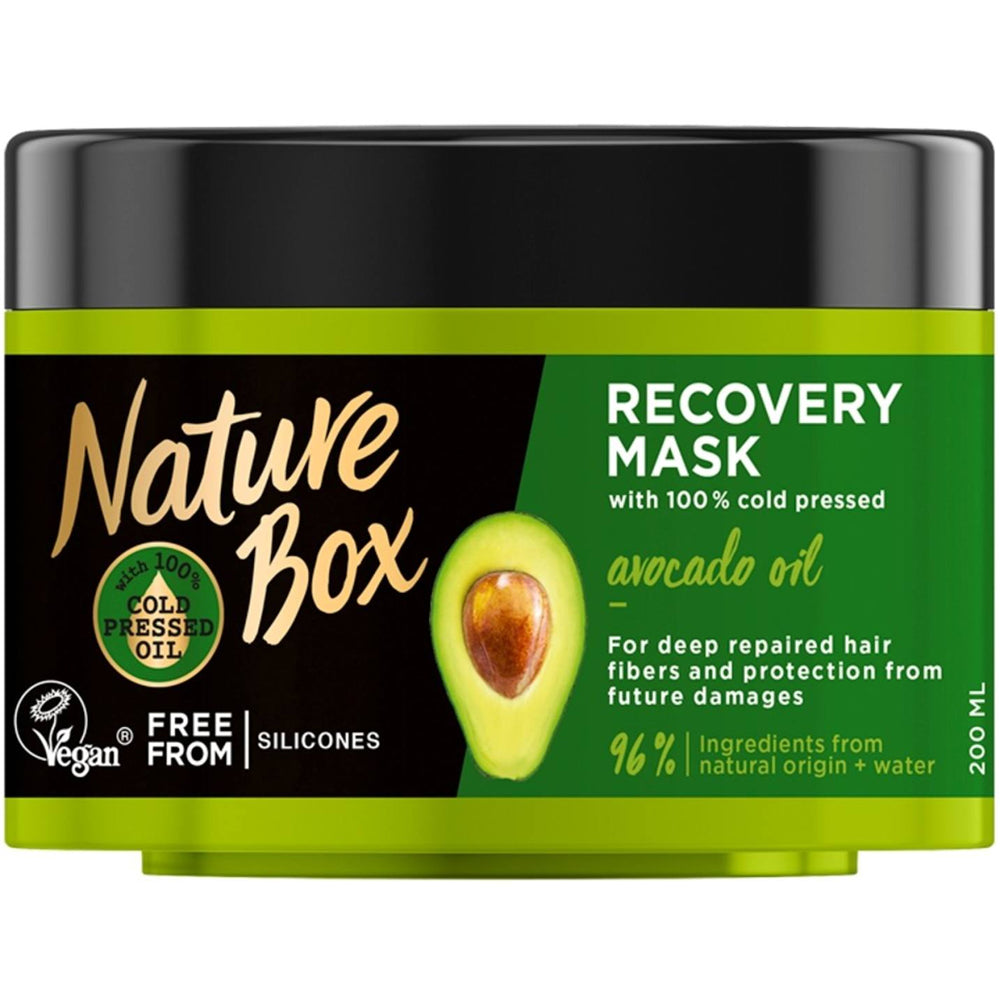Nature Box Haarmaske Mit Avocadoöl – Vegan, Ohne Silikone & Parabene, 200 Ml, Regenerierend