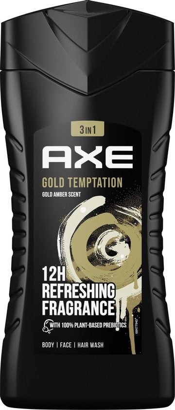 Axe Gold Temptation 3-in-1 Shower Gel - 250 ml – Online Voordeelshop