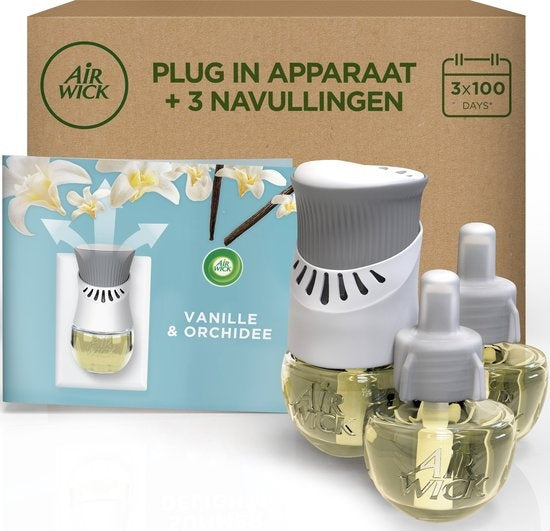 Elektrischer Lufterfrischer von Air Wick â Vanille und Orchidee â 1 Ge â Online Voordeelshop