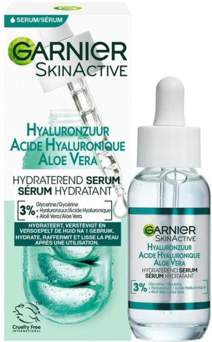 hyaluronsäure aloe vera Garnier SkinActive Hyaluronsäure Aloe Vera Feuchtigkeitsserum 30 ml – –  Online Voordeelshop
