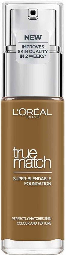 L'Oréal Paris True Match Foundation - N8 Cappuccino - Natural Coverage - 30 ml