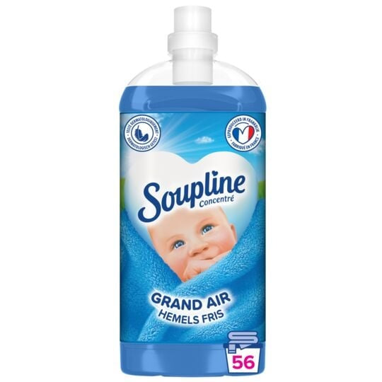 Soupline Heavenly Fresh Konzentrierter Weichspüler 1,3 l 52 Wäschen