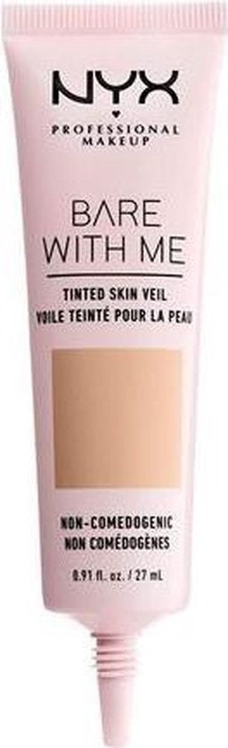 NYX PMU Professional Makeup Bare With Me Tinted Skin Veil - Natural Soft Beige BWMSV03 - Foundation - 27 ml