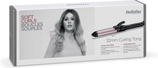 BaByliss C332E Pro 180 32mm - Lockenstab Rosa/Schwarz