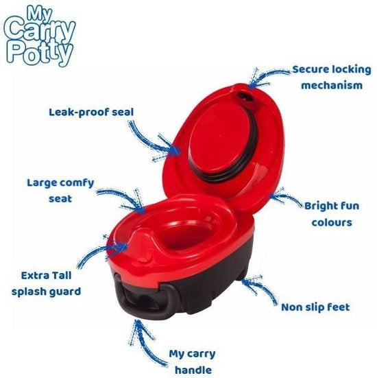 Jippie's My Carry Potty - Ladybug