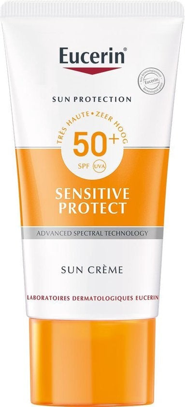 Eucerin Sun Sensitive Protect Cream SPF50+ Trockene Haut – Sonnenschutz – 50 ml