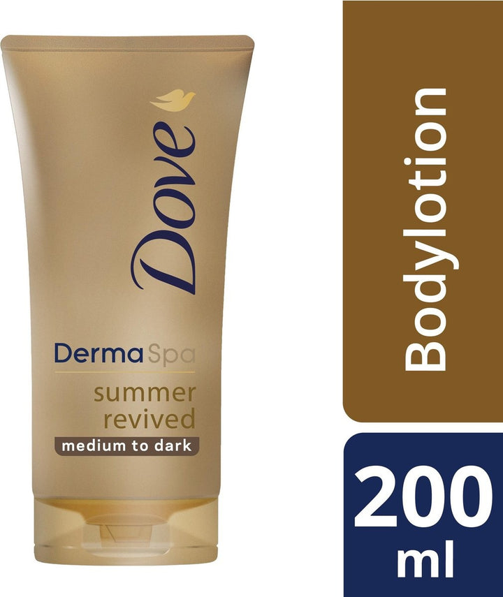 Dove DermaSpa Summer Revived Dark - 200 ml - Körperlotion