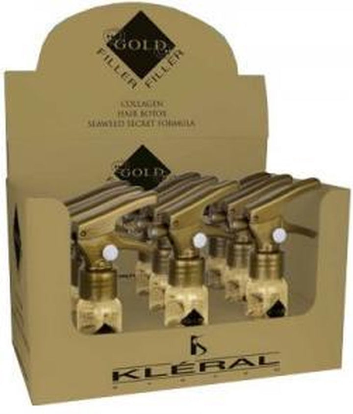 Kleral Gold Filler - Hair Botox 9x10ml - Packaging damaged