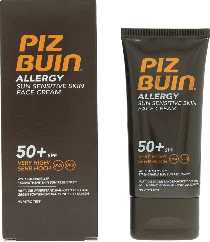 Piz Buin Allergy Sun Sensitive Skin Face Cream SPF50 - 50ml - Verpakking beschadigd