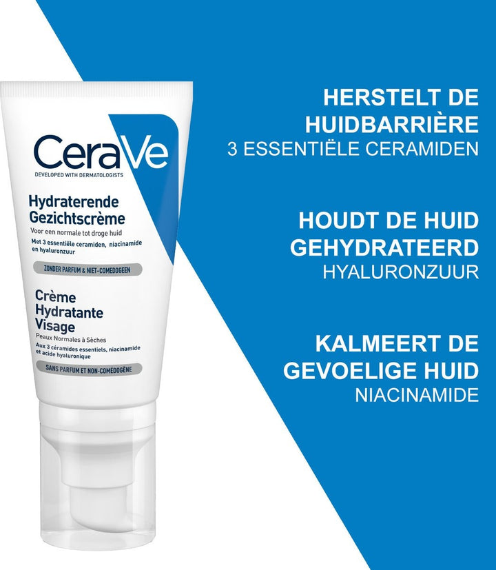 CeraVe - Facial Moisturizing Lotion Nachtcrème 52 ml - Verpakking beschadigd