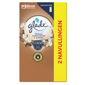Glade Touch & Fresh Sensual Sandalwood & Jasmine 2 x 10 ml - Verpakking beschadigd