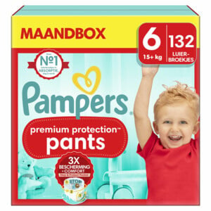 Pampers Premium Protection Windelhose Größe 6 (15 kg+) 132 Stück - Verpackung beschädigt