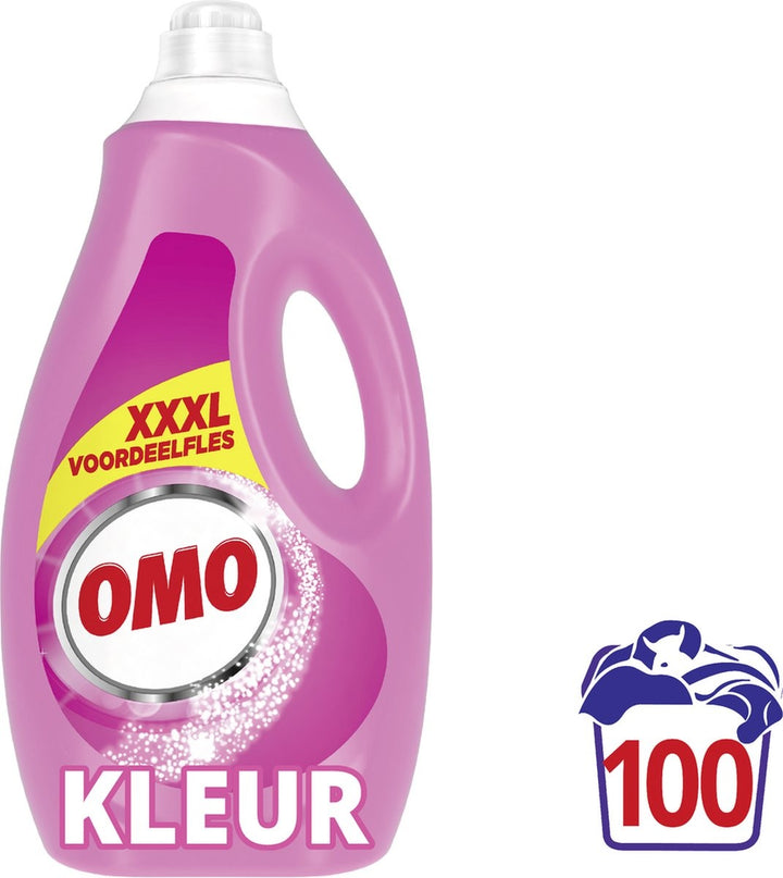 Omo Color Flüssigwaschmittel – 100 Waschgänge – Vorteilspackung