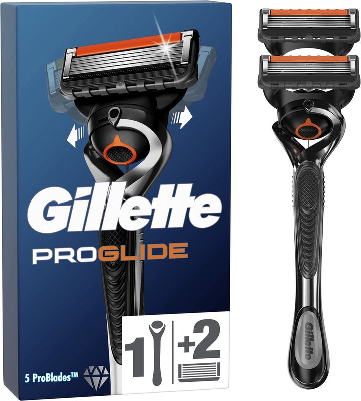 Gillette Proglide - 1 Razor For Men - 2 Razor Blades - Packaging damaged