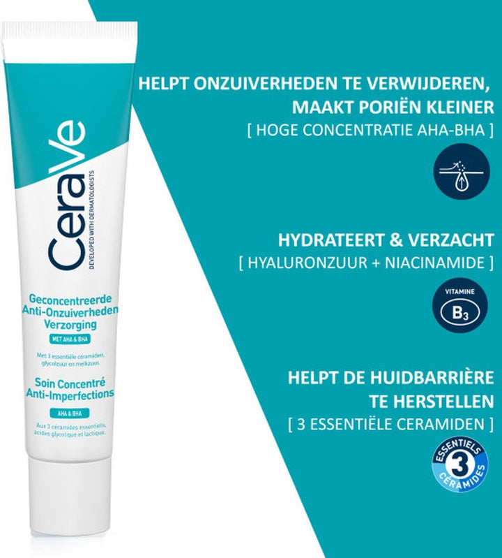 CeraVe Acne Control Gel - 40ml - voor onzuivere huid met neiging tot acne - Verpakking beschadigd