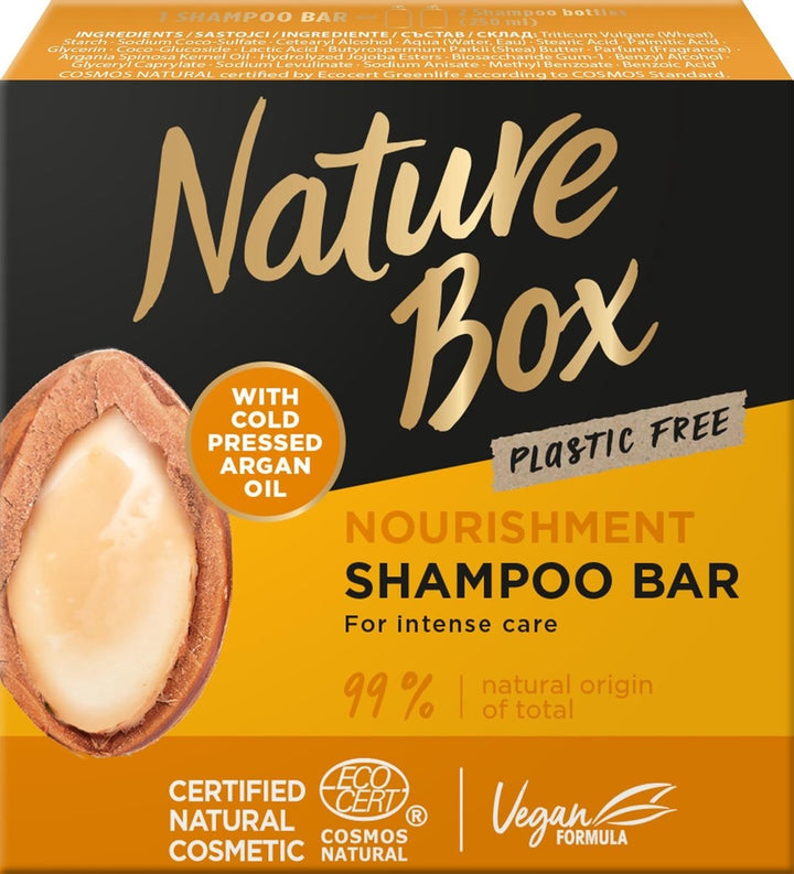 Nature Box Argan-Shampoo-Riegel – 85 g