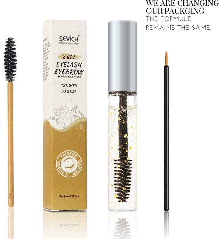 Sevich Eyelash Serum with Vitamin E - for Eyelashes and Eyebrows - Packaging damaged