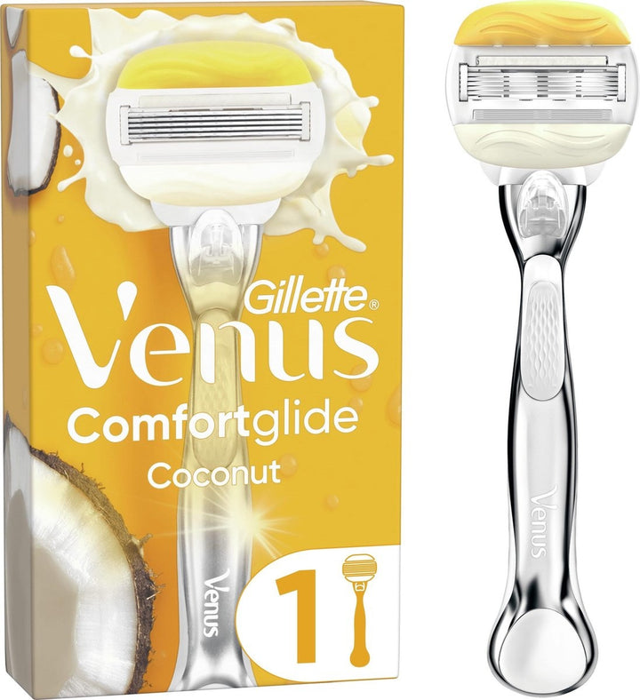 Gillette Venus Comfortglide Coconut Rasiersystem für Damen – Rasierer – Verpackung beschädigt