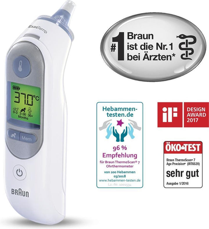 Braun IRT 6520 ThermoScan 7 Thermometer – Verpackung beschädigt