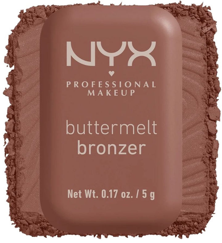 NYX Professional Makeup Buttermelt Bronzer Butta Off Butter Puder Bronzer - Braun - 5gr