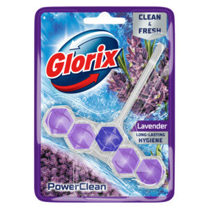 Glorix Power Clean Toiletblok - Lavendel