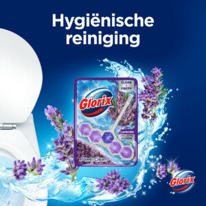 Glorix Power Clean Toiletblok - Lavendel