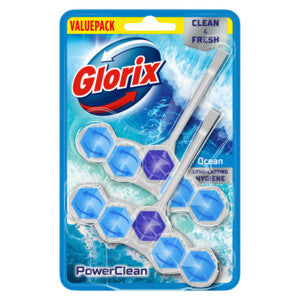 Glorix Toiletblok Power Clean Ocean 2 stuks