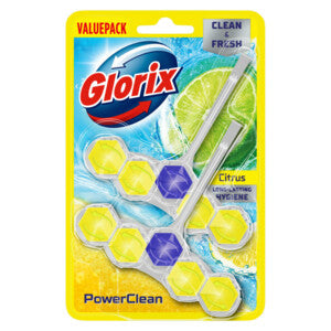 Glorix Toiletblok Power Clean Citroen 2 stuks