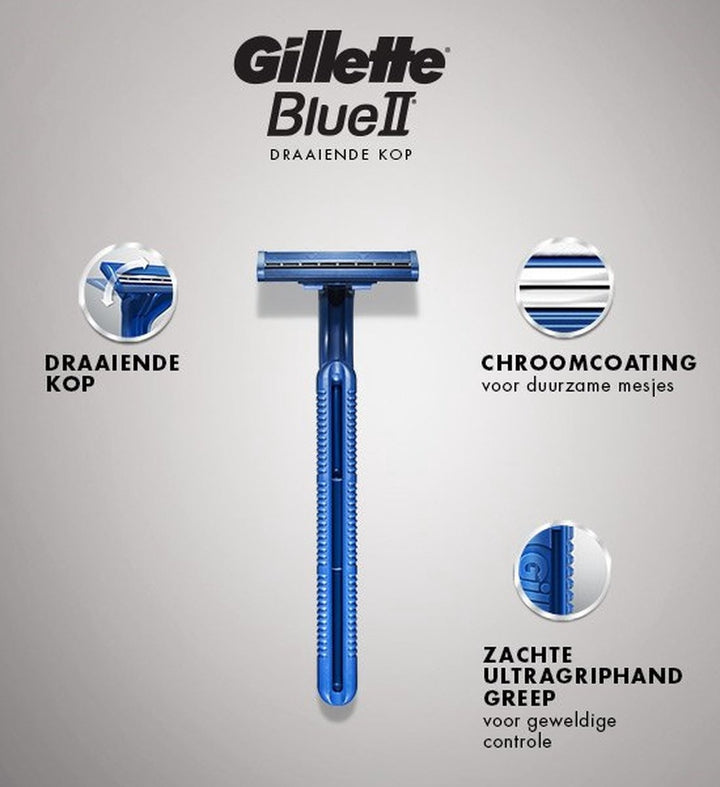 Gillette Blue ll Einweg-Rasierklingen 5 Stk