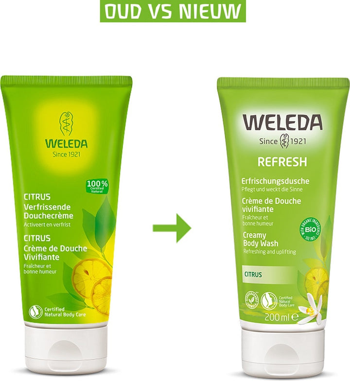 Weleda Citrus Erfrischende Duschcreme – 200 ml