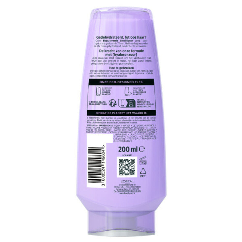 L'Oréal Elvive - Conditioner Hydra Hyaluronic Hydraterend - 200 ml