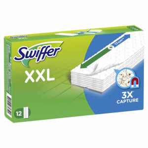 Swiffer Vloerreiniger XXL Droge Doekjes - 12 Navullingen