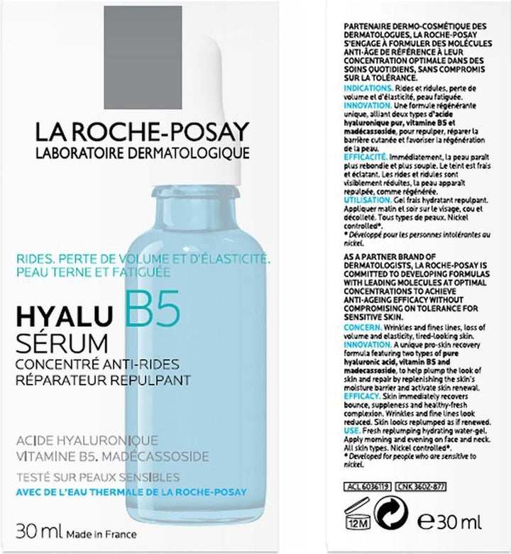 La Roche-Posay Hyalu B5 Serum - Anti-rimpel - Hyaluronzuur - 30 ml - Verpakking beschadigd