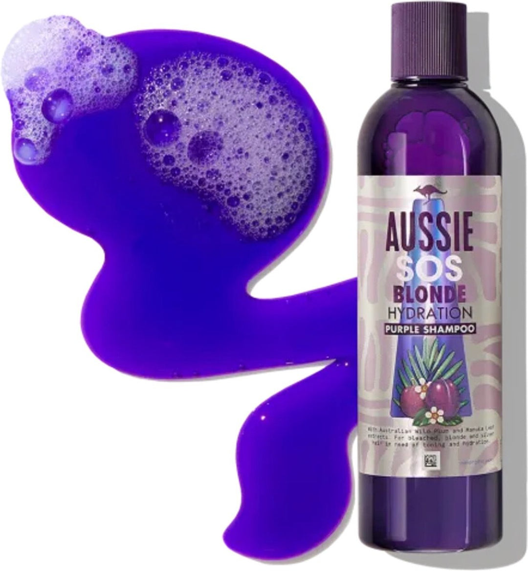 Aussie SOS Blonde Hydration Purple Shampoo 290 ml