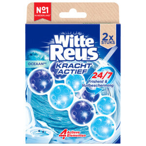 Witte Reus Toiletblok Kracht Actief Oceaan 2 stuks - Verpakking beschadigd