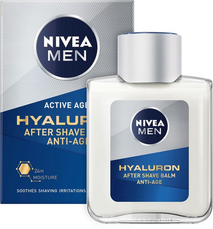 NIVEA MEN Anti-Age Hyaluronic Acid After Shave Balm - 100ml - Packaging damaged