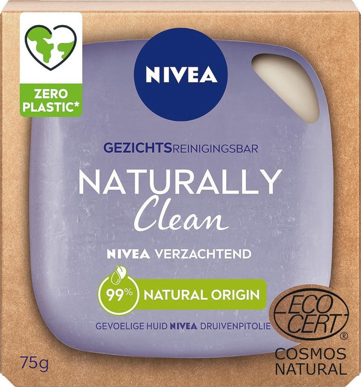 NIVEA Naturally Clean Face Bar Beruhigend 75 gr