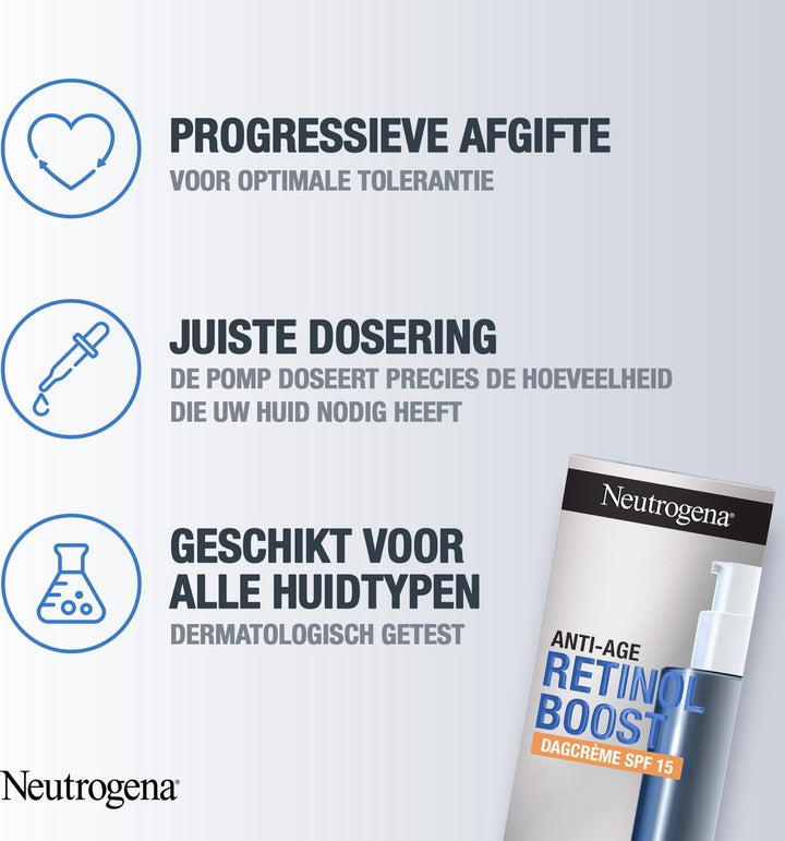 Neutrogena Retinol Boost Tagescreme SFP 15 (50 ml) – Verpackung beschädigt