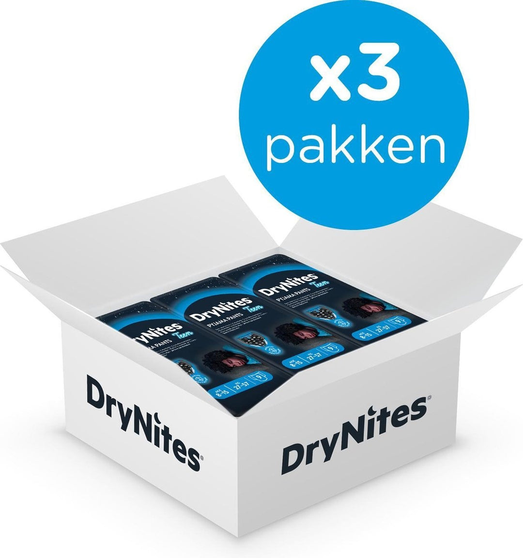 DryNites diaper pants - boys - 8 to 15 years (27 to 57 kg) - 27 pieces - packaging damaged