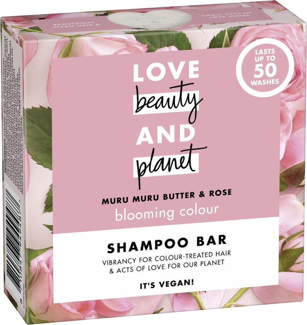 Love Beauty and Planet Shampoo Bar Muru Muru Butter & Rose - 90 gram