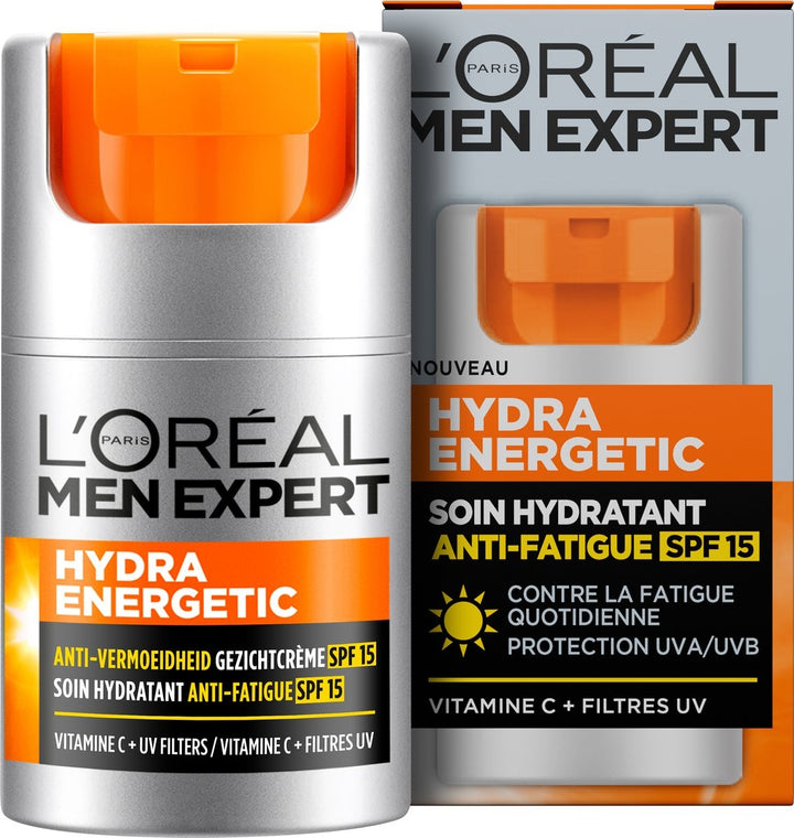 L'Oréal Paris Hydra Energetic Moisturizing Day Cream SPF 15 - 50 ml - Packaging damaged