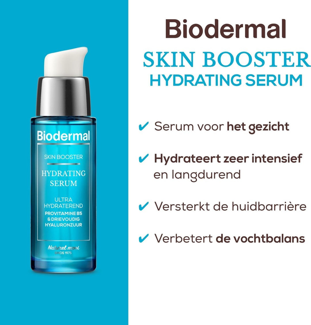 Biodermal Skin Booster Hydrating Serum - 30ml - Verpakking beschadigd