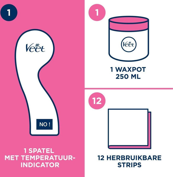 Veet Warmwachs – Oriental Wax Minima – Grüner Tee – 250 ml