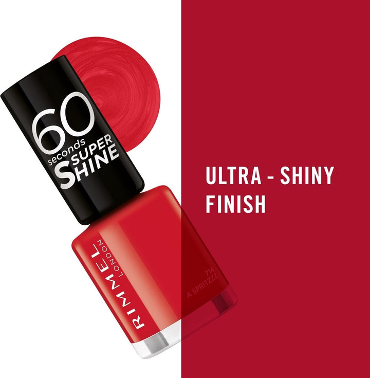 Rimmel London 60 Seconds Supershine Nail Polish - 714 Bright Touch