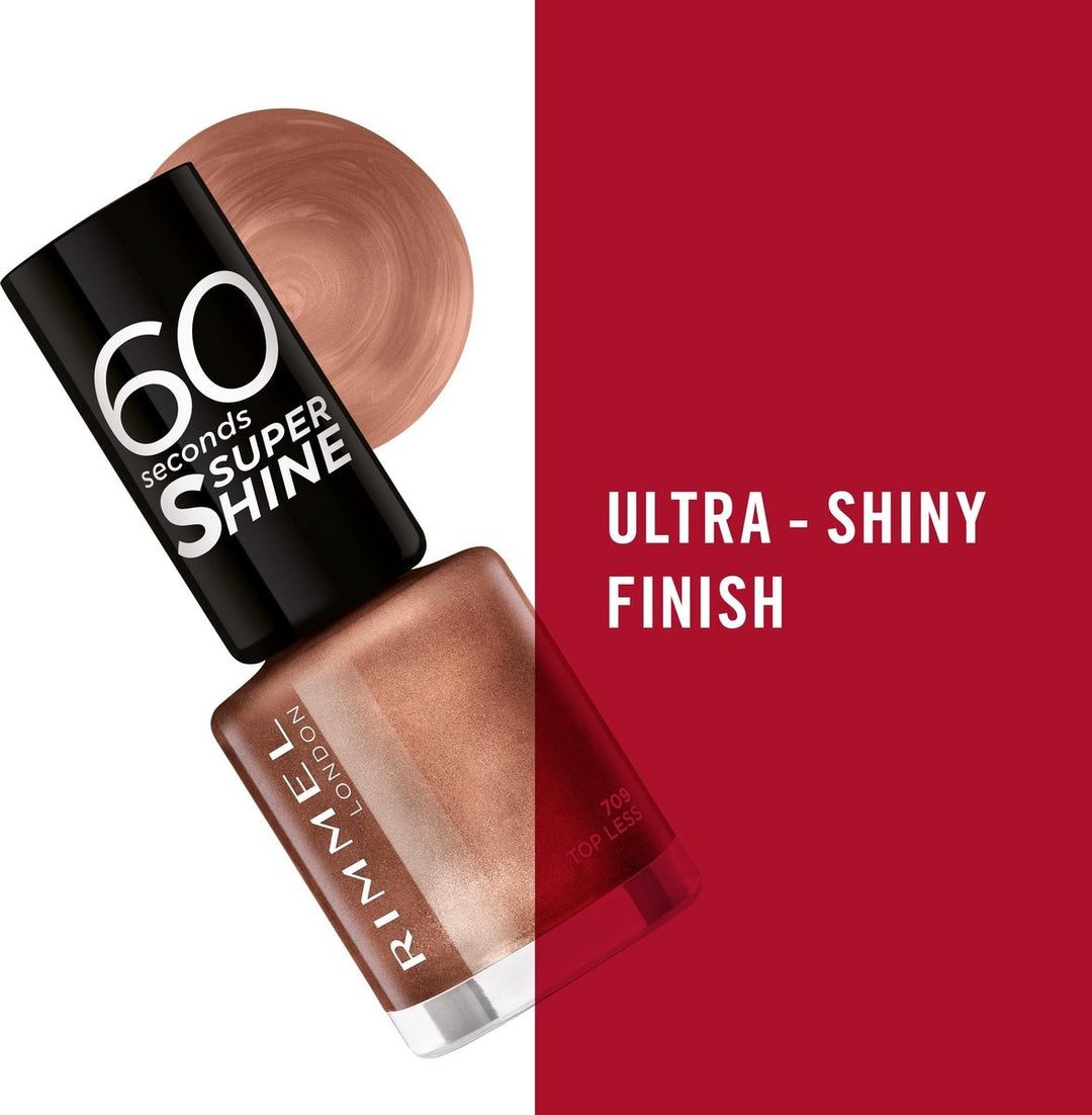 Rimmel London 60 Seconds Supershine Nagellack – 709 TopLess