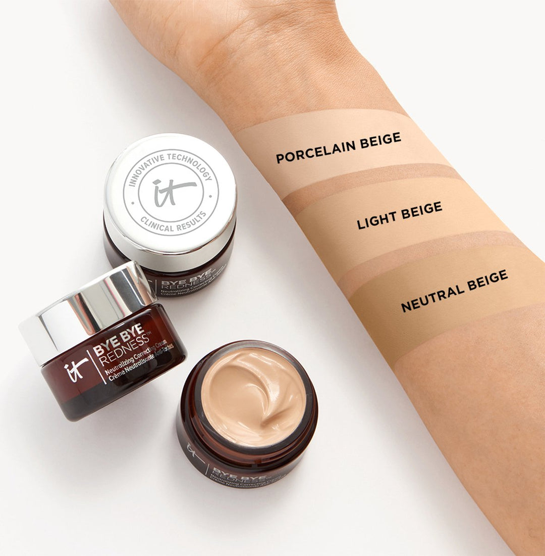 IT Cosmetics Bye Bye Redness™ Transforming Cream - Corrective Cream - Light Beige - Damaged Packaging