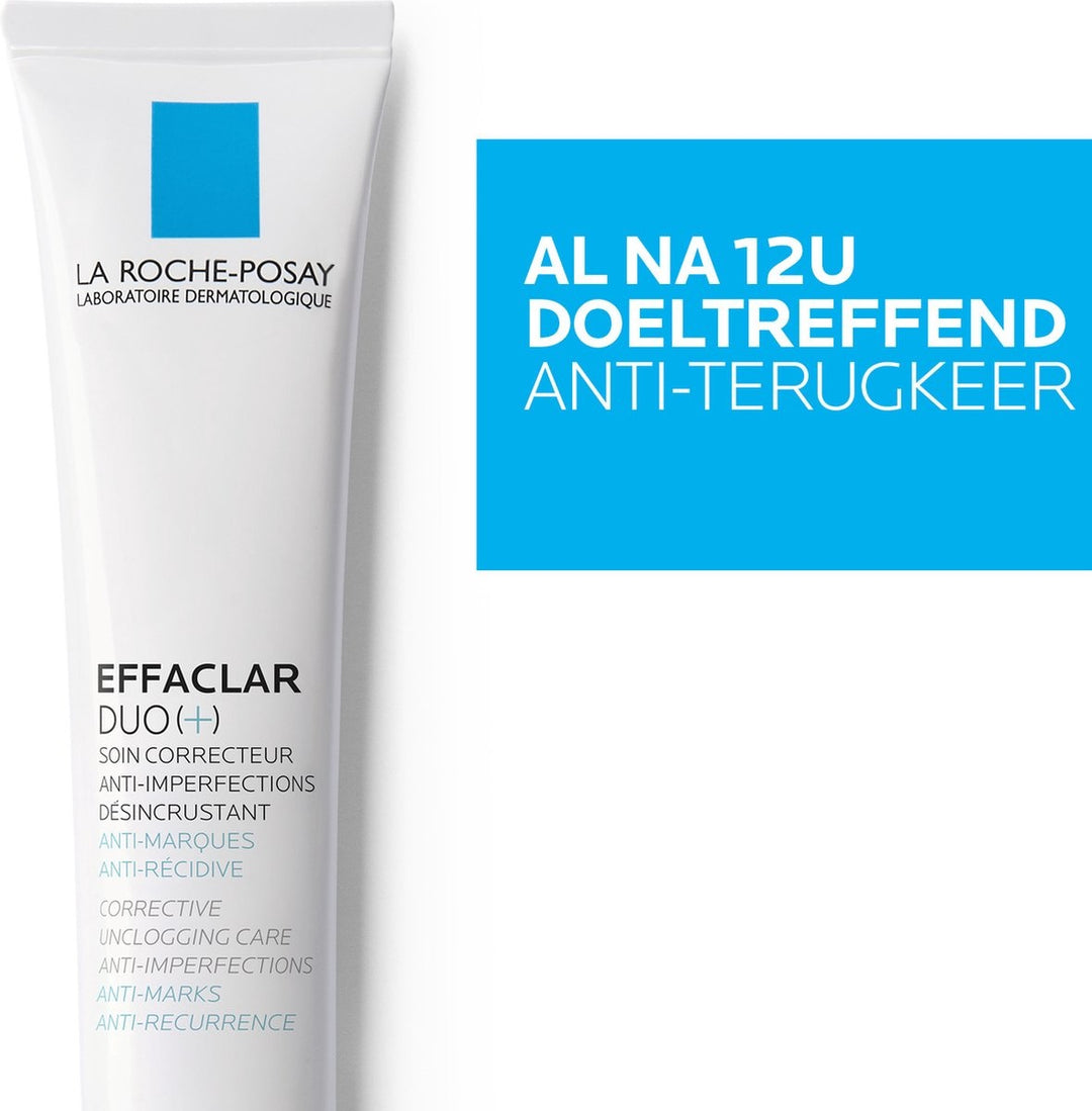 La Roche-Posay Effaclar DUO (+) Dagcrème - Anti-puistjes 40 ml - Verpakking beschadigd