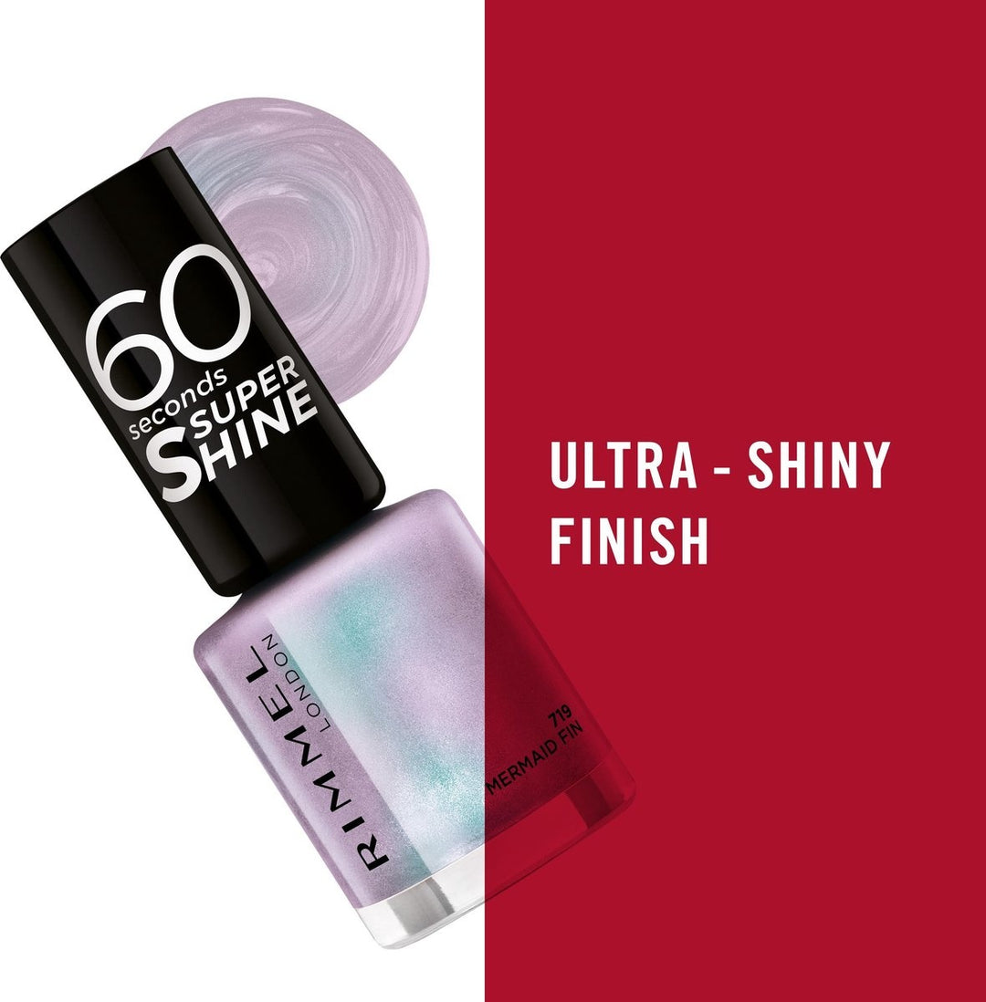 Rimmel London 60 Seconds Supershine Nagellack – 719 Mermaid Fin