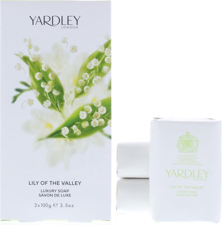 Lily of The Valley Yardley - Gift set 3 soaps - Packaging damaged