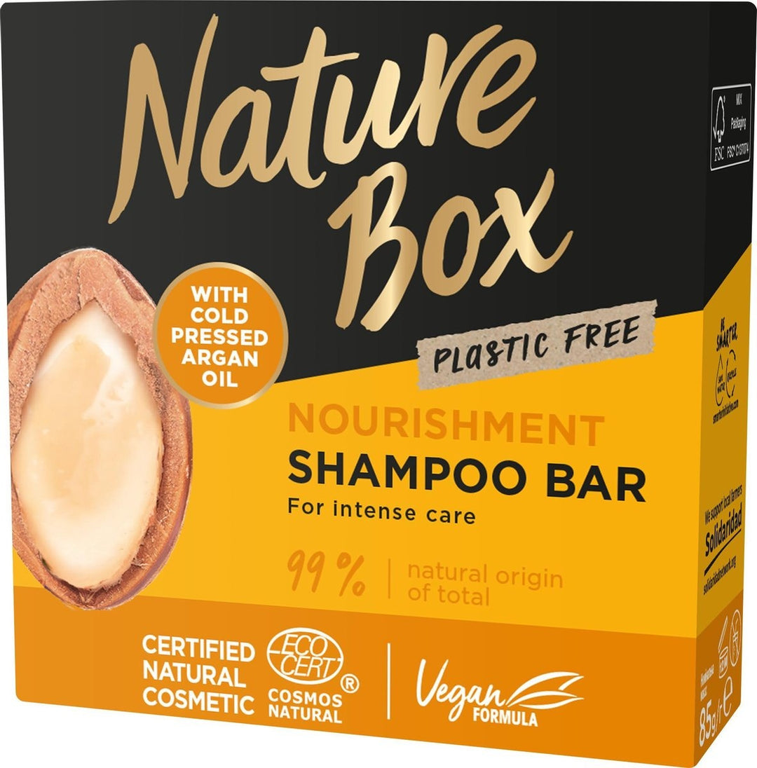 Nature Box Argan-Shampoo-Riegel – 85 g